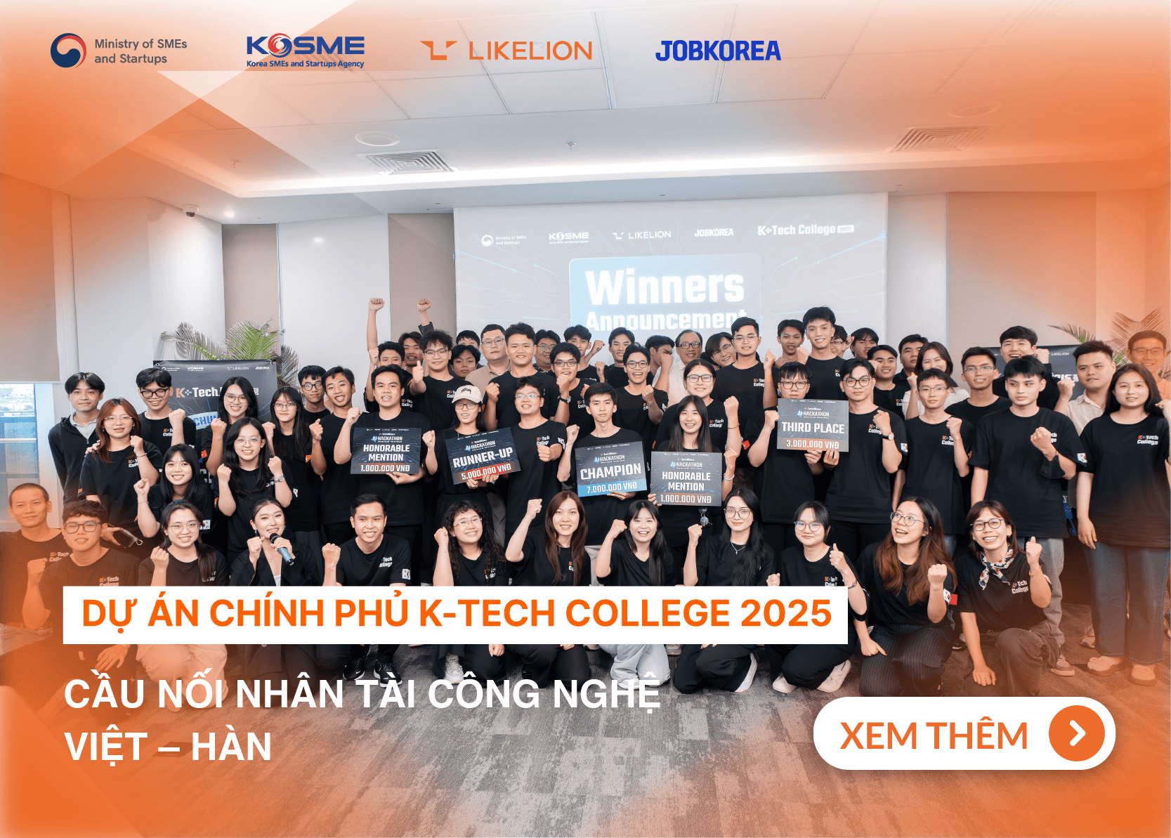 DỰ ÁN CHÍNH PHỦ K-TECH COLLEGE 2025: CẦU NỐI NHÂN TÀI CÔNG NGHỆ VIỆT – HÀN