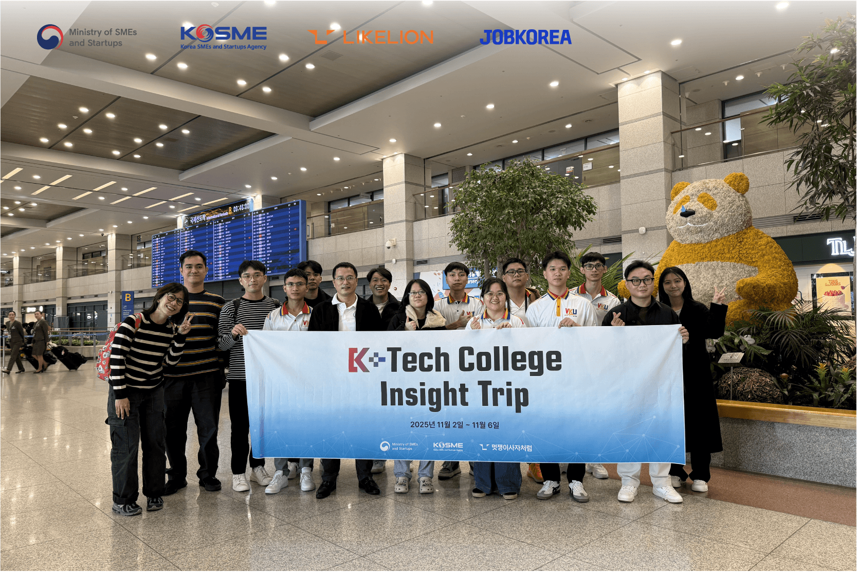 Chuyến tham quan thực tế Hàn Quốc của sinh viên tham gia K-Tech College 2025